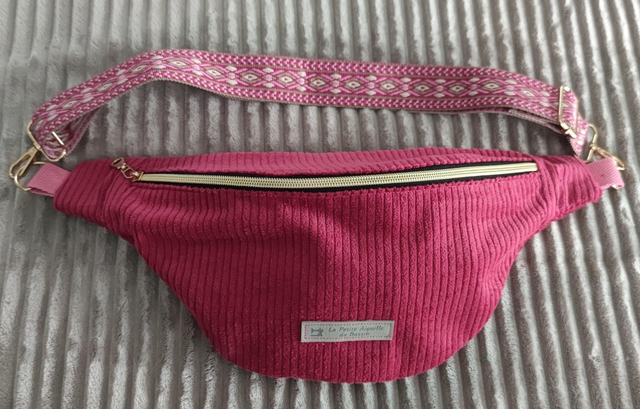 Sac banane framboise 