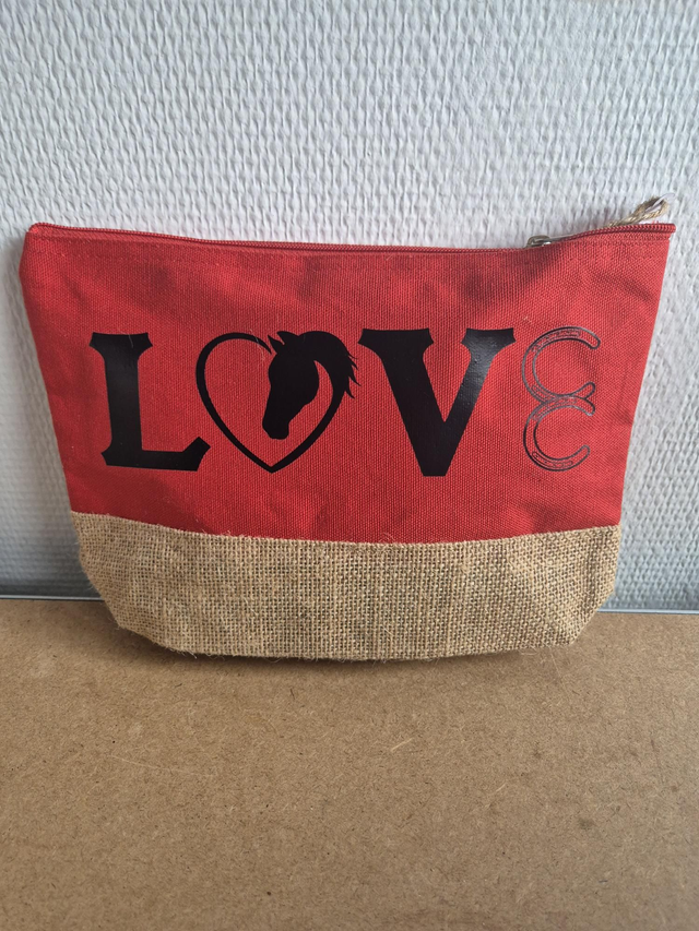 Pochette &quot;Love chevaux&quot;
