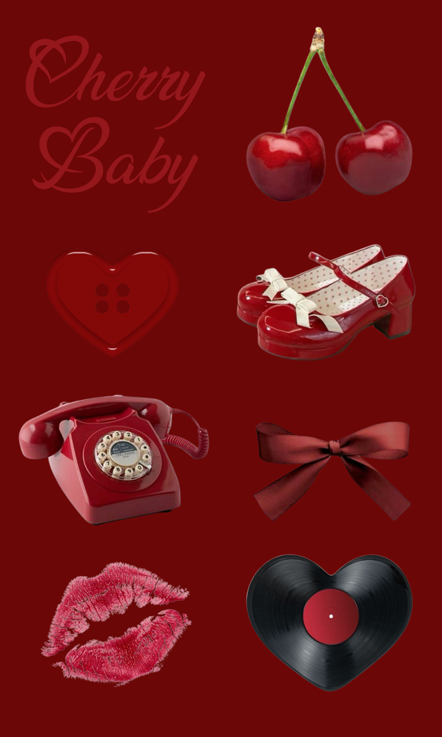 Cherry Baby Sticker Sheet