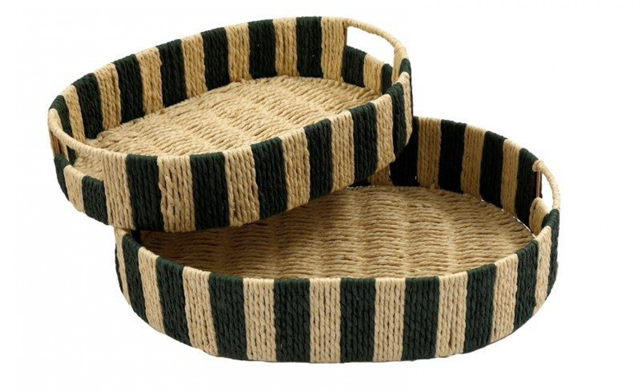 Striped Tray Small