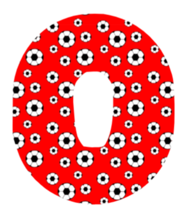 Football Red Over patch G6