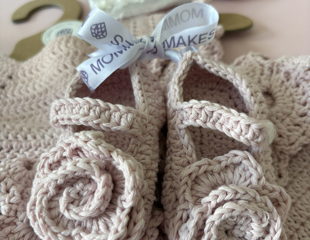 BABY DRESS, SHOES & HEAD BAND CUSTOM ORDER