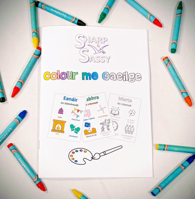 *Míonna na Bliana* Colour Me Gaeilge (Months of the Year)