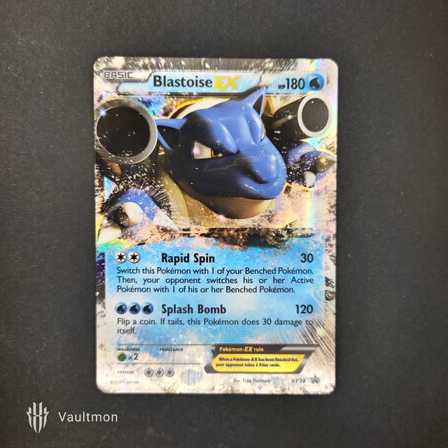 Blastoise EX XY30 Black Star Promo Ultra Rare Holo