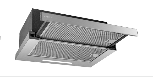 Häfele Assedo HTE12XLc6a Flachschirmhaube, Breite 60 cm, Edelstahl