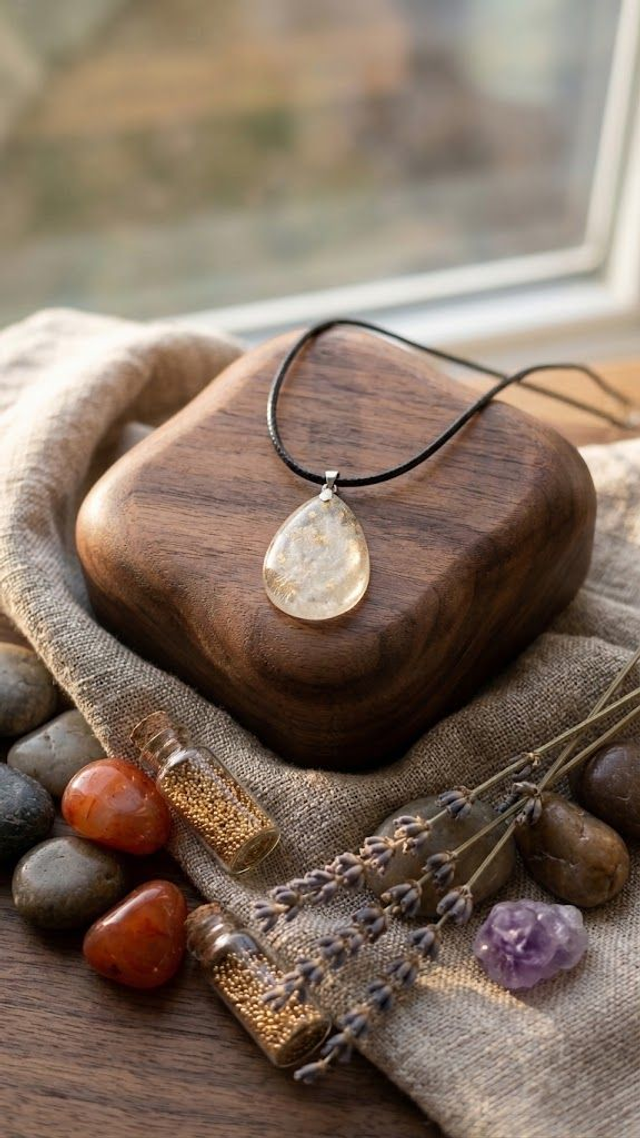 đ Collier Goutte â Moyen format