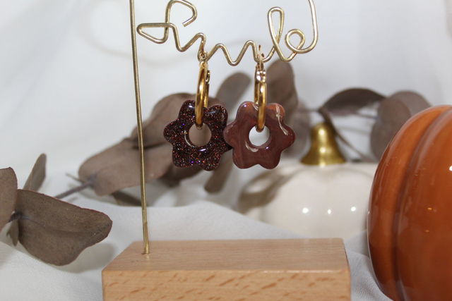 Les interchangeables Duo Créoles+Fleurs