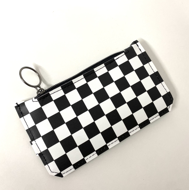Checkered Purse 
