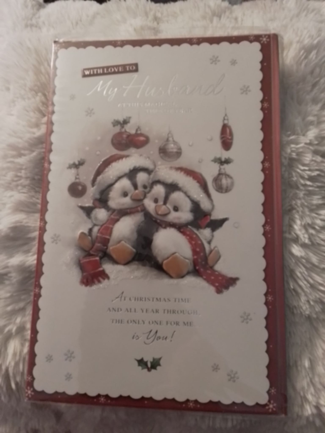 Husband Cute Christmas Card
