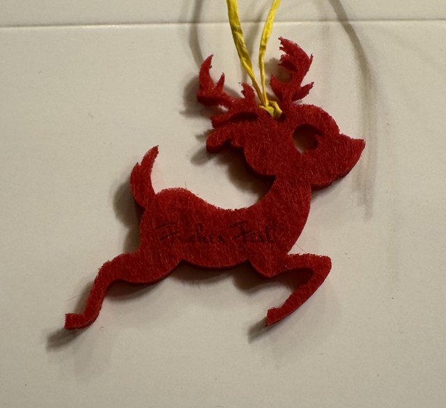 Filz Geschenkanhänger (Rudi2)