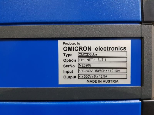 Omicron CMC256 Plus Universal Relay Test Set