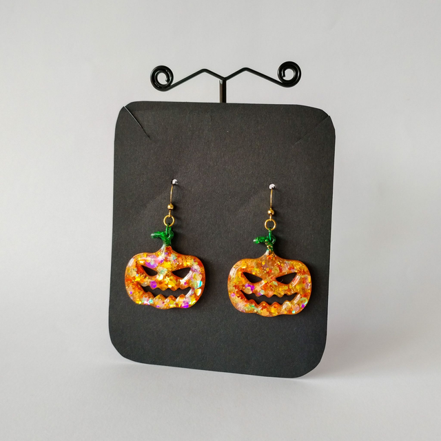 Pendientes Calabazas Terroríficas