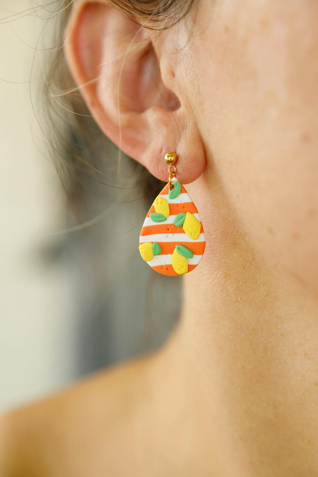 Les fruitées &quot;Rayures &amp; Citrons goutte&quot; 