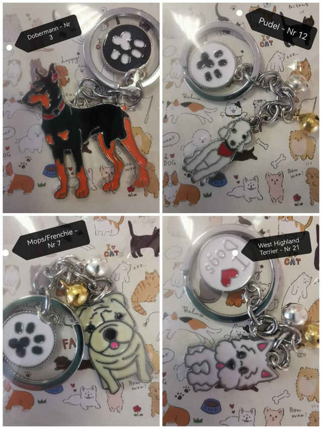 Schlüsselanhänger Hunde - Mio Queena