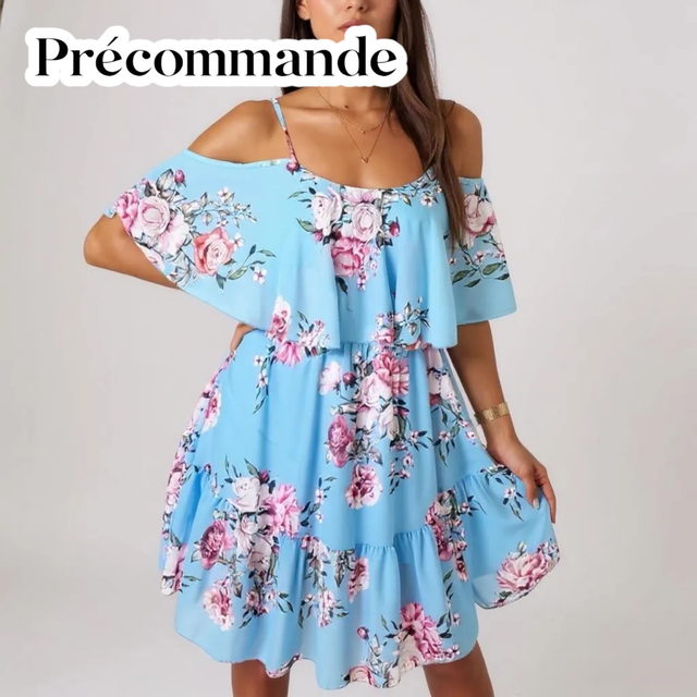 Robe ROSÉLIA | Bleu PRÉCOMMANDE 