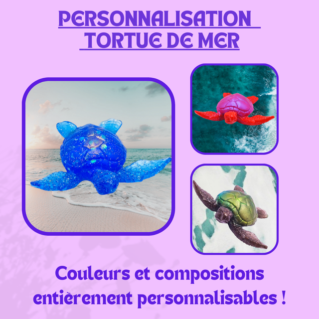 Personnalisation Tortue de Mer