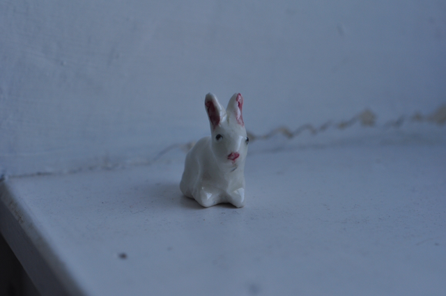 Little clay rabbit