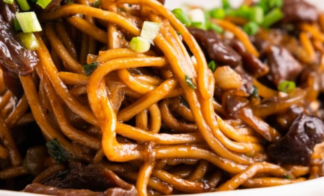 I. Spicy Beef Stir Fried Noodles