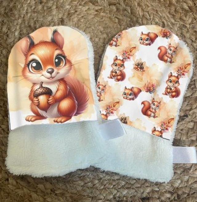 Gant de toilette Ecureuil