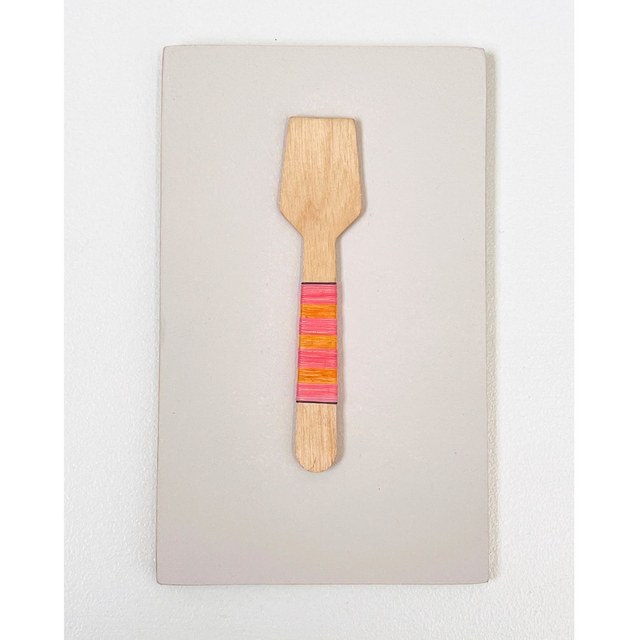 Spoon 3 - small 3D wall sculpture