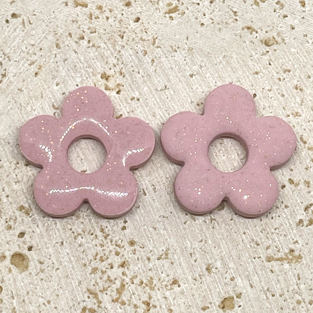 Aria I Pampille Réversible - Pink Glow