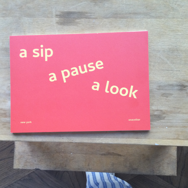 A Sip A Pause A Look (Red Or Green)