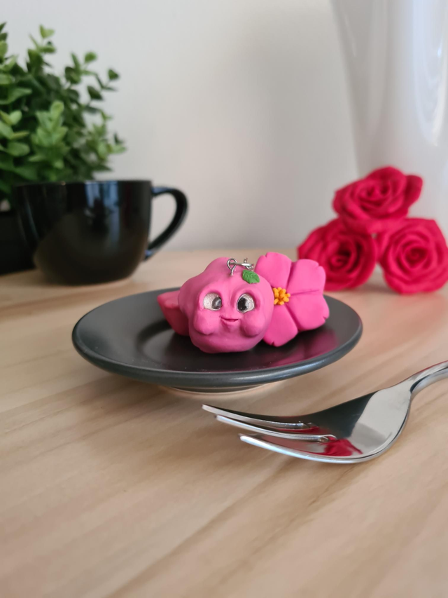 Mochi cherryblossom keychain