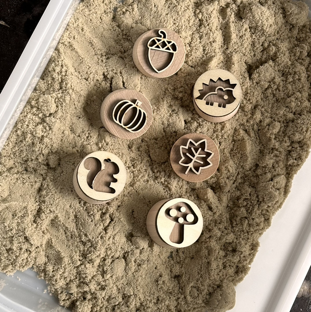 Houten stempels - herfst 