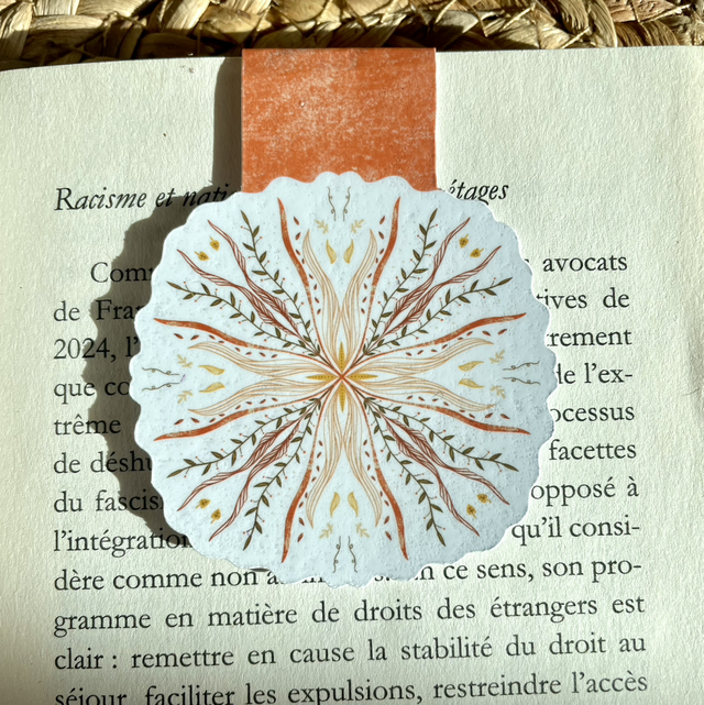 Marque-page magnétique automne