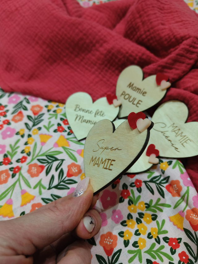 Magnet -COEUR - SUPER MAMIE