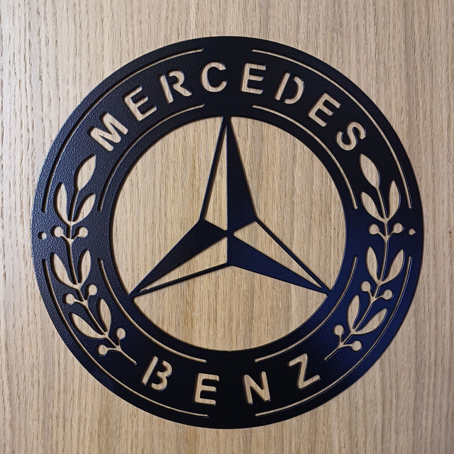 Mercedes-Benz Logo Plaque