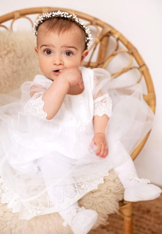 Robe de Baptême Blanc | Alma 