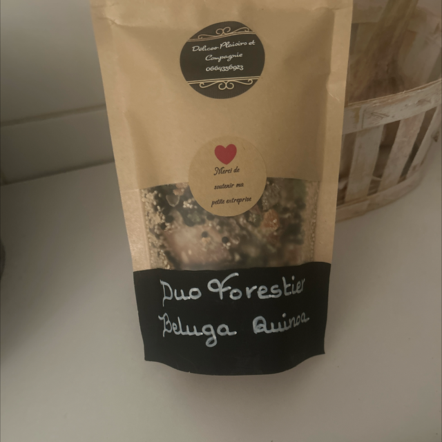 Duo forestier béluga quinoa 