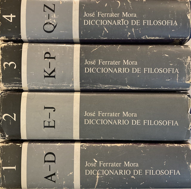 Diccionario de filosofía: 4 volúmenes - José Ferrater Mora