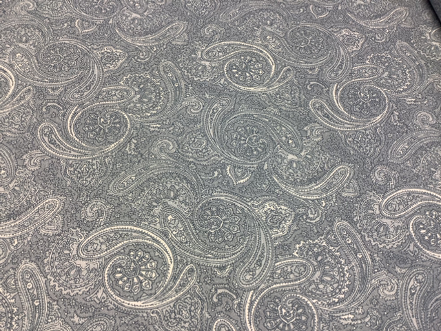 10 cm Patchworkstoff „Paisley blau“