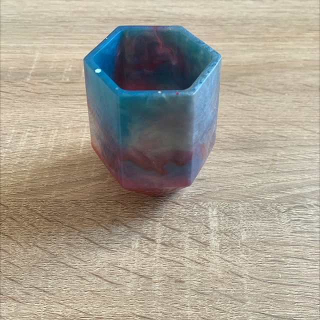 Pot à crayons - hexagone