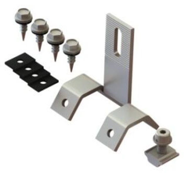 Pinces de toit trapézoïdales en métal – verticale