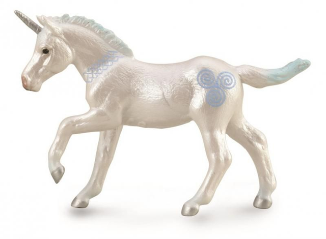 Collecta Pays du cheval >  Chevaux magiques    88854  Poulain Licorne - Bleu
