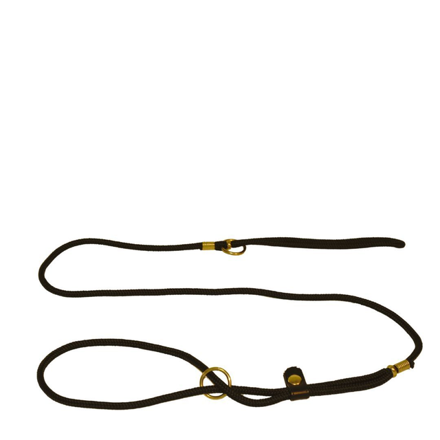 Guinzaglio Genoni nero120 cm x 6 mm  