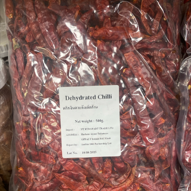 Dehydrated Chilli