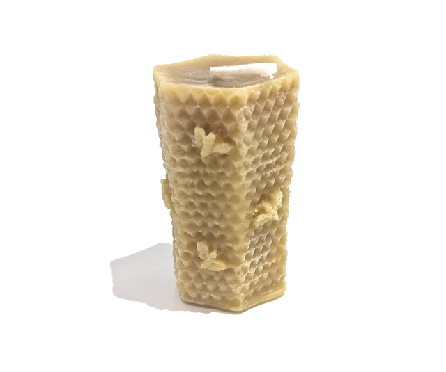 Small Bee Pillar Candle (Approx 92g)
