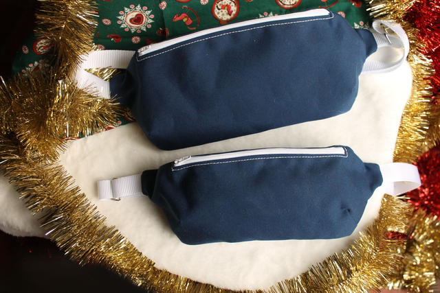 Sac banane bleu marine