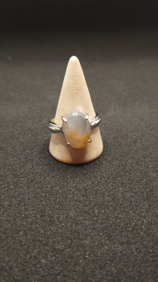 Bague en quartz fumé