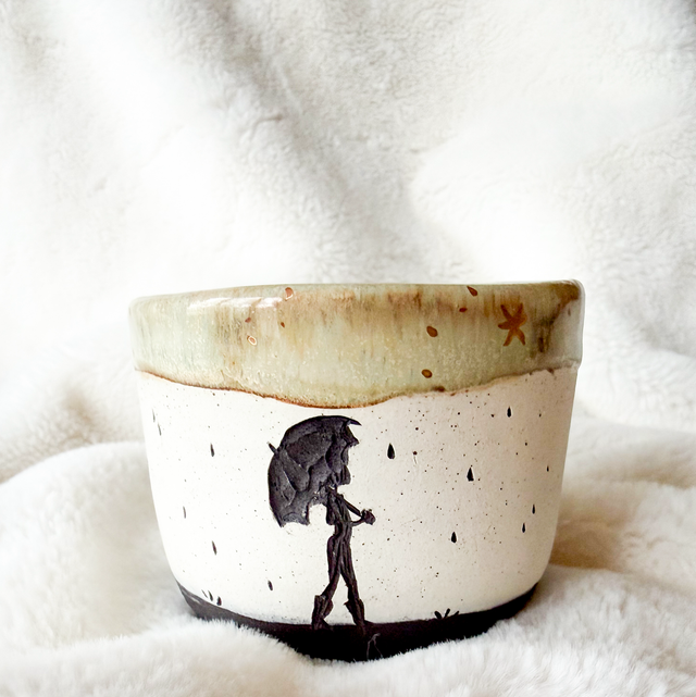 Gobelet « que chaque jour cueille l’éphémère » 