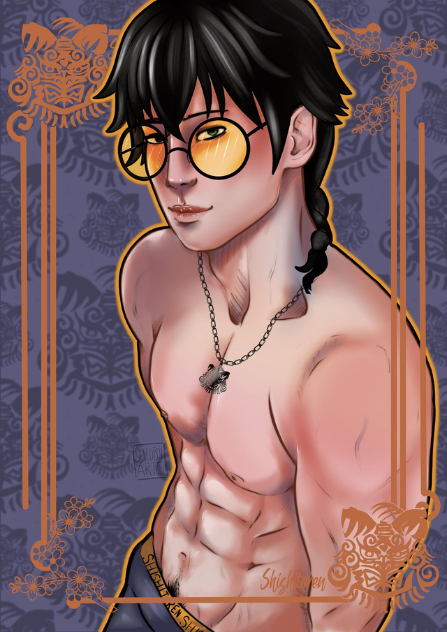 Togame Jo Foiled A4 Print