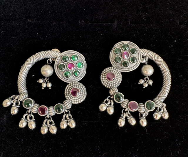 Phulwadi Rabari Motif Collection Ruby &amp; Green