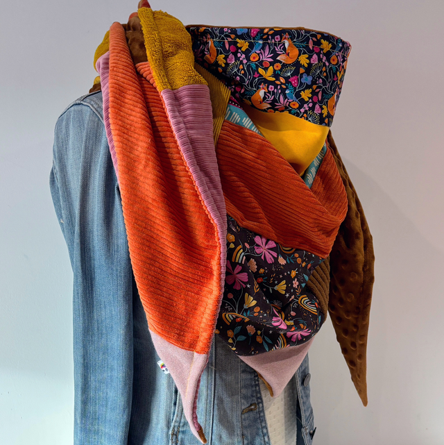 Maxi Chèche Double Patchwork 334