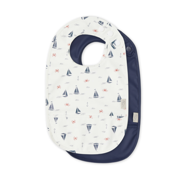 Cam Cam - 2 bibs navy