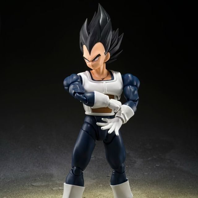 Bandai Dragon Ball S.H. Figuarts Actionfigur Vegeta Old Battle Clothes 14 cm