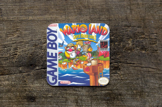 Nintendo Gameboy Wario Land Super Mario Land 3 MDF Coaster